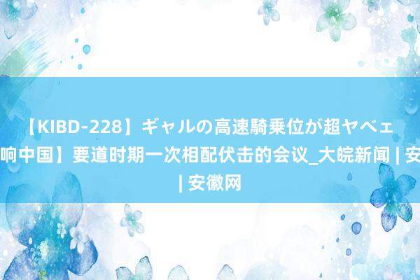 【KIBD-228】ギャルの高速騎乗位が超ヤベェ 【理响中国】要道时期一次相配伏击的会议_大皖新闻 | 安徽网