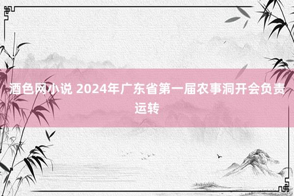 酒色网小说 2024年广东省第一届农事洞开会负责运转