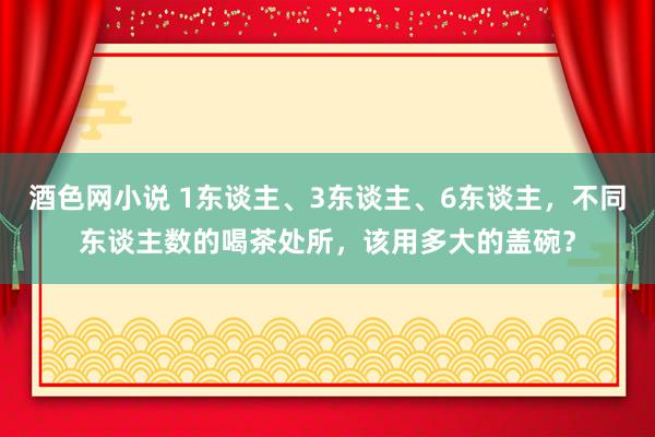 酒色网小说 1东谈主、3东谈主、6东谈主，不同东谈主数的喝茶处所，该用多大的盖碗？