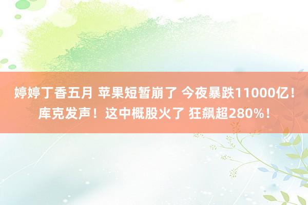 婷婷丁香五月 苹果短暂崩了 今夜暴跌11000亿！库克发声！这中概股火了 狂飙超280%！