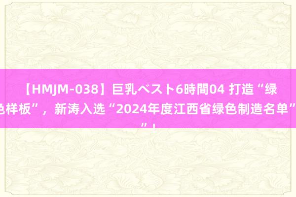 【HMJM-038】巨乳ベスト6時間04 打造“绿色样板”，新涛入选“2024年度江西省绿色制造名单”！