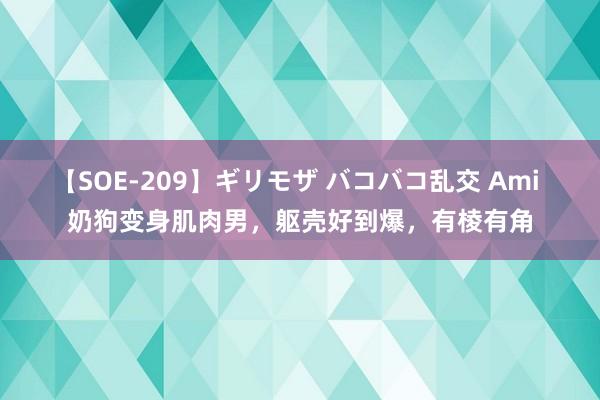 【SOE-209】ギリモザ バコバコ乱交 Ami 奶狗变身肌肉男，躯壳好到爆，有棱有角