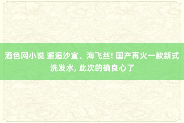 酒色网小说 邂逅沙宣、海飞丝! 国产再火一款新式洗发水， 此次的确良心了