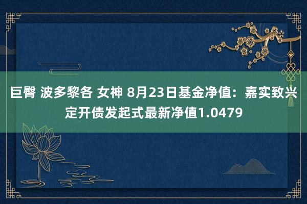 巨臀 波多黎各 女神 8月23日基金净值：嘉实致兴定开债发起式最新净值1.0479