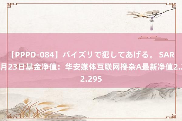 【PPPD-084】パイズリで犯してあげる。 SARA 8月23日基金净值：华安媒体互联网搀杂A最新净值2.295